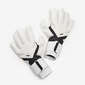 Goalkeeper <b>Gloves</b> Soccer High Grip German Latex Palm Custom Finger Guard Breathable Match Play Football OEM Manufacturer - Product Image 1