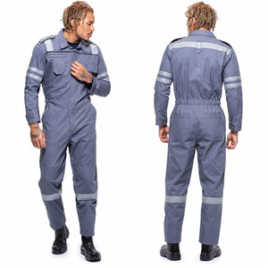 Combinaison de travail haute visibilité 2027 Labor Works, 65% coton, 35% polyester, combinaisons de travail unisexes, combinaisons de chantier personnalisées avec votre logo - Product Image 1