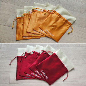 [Goyu] Mini pochette coréenne traditionnelle Bokjumeoni à cordon, brodée, patchwork, réutilisable, légère, écologique, multi-usage - Product Image 1