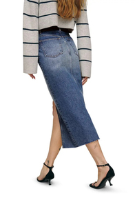 Custom Women's Denim <b>Skirts</b> 2026 New Design <b>Summer</b> Breathable Adults Eco-Friendly Quick Dry Casual Natural Waist Denim <b>Skirt</b> - Product Image 2