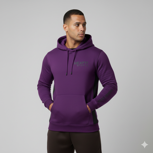 Sweat à capuche intégral en polaire épaisse pour homme, motif imprimé avec fermeture éclair et détails en strass, nouvelle collection hiver, best-seller, prix promotionnel - Product Image 1