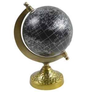 Adorable Designer World Map Globe With Copper Colored Finishing Base Design Globe Designer Office Decors Globe <b>Geography</b> Class - Product Image 6