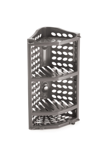 Corner Wall Mounted Bathroom Shelf 4 Tier Plastic <b>Storage</b> Rack Waterproof Minimalist Design for <b>Shower</b> Organizing - Product Image 3