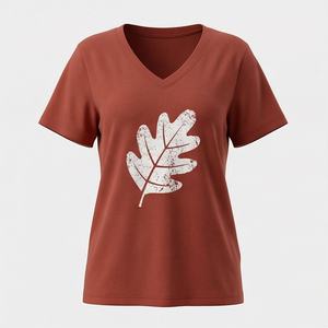 Camisetas Personalizadas de Alta Calidad y Bajo Precio para Mujer, Tela de Poliéster Satinado, Color y Talla Personalizables, Cuello Redondo, Manga Corta, para Todas las Temporadas - Product Image 1