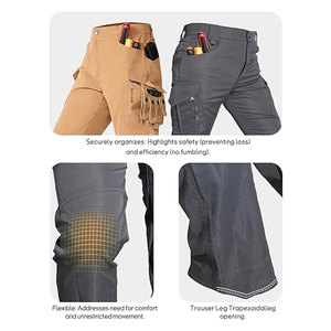 <b>Cargo</b> <b>Pants</b> Waterproof Utility <b>Pants</b> <b>Work</b> Trousers with Multi Pockets Durable Tactical <b>Pants</b> for Outdoor - Product Image 4