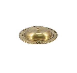 Pot de rangement décoratif en métal moderne de luxe avec motif gravé vertical, accessoire élégant pour la maison et l'hôtellerie - Product Image 5