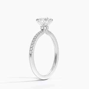 BOJ <b>Ring</b> 041 Round Cut 925 <b>Silver</b> Demi Half Coverage Diamond <b>Ring</b> 2ct D Color VVS1 Moissanite GRA Certified Low Price <b>Ring</b> - Product Image 2