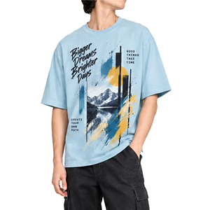 T-shirts à imprimé graphique pour hommes, style vintage, chemises décontractées pour hommes - Product Image 1