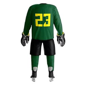 Vêtements de sport respirants à ajustement flexible, technologie anti-humidité, impression numérique antibactérienne, uniforme de hockey sur glace - Product Image 2