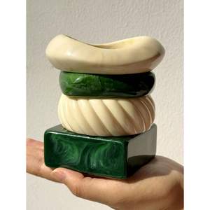 Elegant Resin and <b>Wooden</b> <b>Bangles</b> for Gift Giving Beading Supplies - Product Image 4