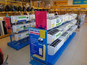 ADONG A10 Estante de exhibición de metal de doble cara Soporte desmontable para A/C y calentadores de agua OEM Factory Vietnam - Product Image 3