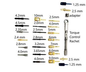 Bone Bridge Instruments German Stainless Steel Dental Implant <b>Set</b> <b>Torque</b> Wrench Ratchet Manual Screw Drivers CE ISO Approved - Product Image 1