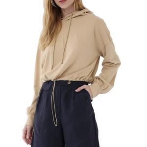 Sweat à capuche contemporain pour femme, tissu de qualité supérieure, logo personnalisé, fabrication OEM ODM, fournisseur en gros - Product Image 6