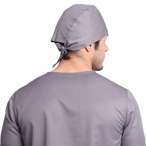 2026 Premium Solid Color Woven Unisex Medical <b>Scrub</b> <b>Caps</b> Lightweight Adjustable Cotton Comfort for Doctors Nurses Hospital Staff - Product Image 2