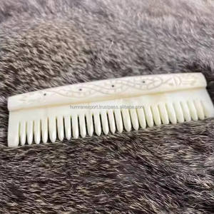 หวีกระดูกควายทนทานตามธรรมชาติเหมาะสำหรับการพันกันและจัดแต่งทรงผมโดยไม่ทำให้เกิดความเสียหาย - Product Image 1