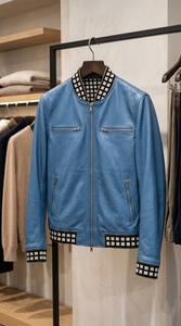 Chaqueta Bomber de Cuero Premium para Hombre, Estilo Casual, Ligera, para Invierno, para Pedidos al por Mayor, Directo de Fábrica - Product Image 5