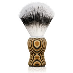 Hand Crafted Shaving <b>Brush</b> for Vegans Synthetic <b>Hair</b> <b>Bristle</b> for Wet Shave Comfortable Handle For Wet Shave with custom logo - Product Image 5