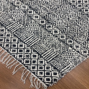 Tapis en coton imprimé à motifs floraux, écologique, antidérapant, adapté aux animaux domestiques, antibactérien, pour la décoration murale, les sols et les chambres d'enfants - Product Image 3