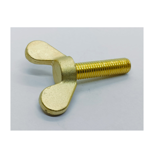 Vis à ailettes en laiton de qualité supérieure, fixation filetée idéale pour les applications industrielles, mécaniques et domestiques - Product Image 1