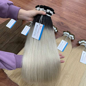 Wholesale Price 100% Vietnamese Human Hair Extensions Bone Straight Bulk Hair High Quality No Shedding No <b>Tangled</b> Large in Stock - Product Image 5