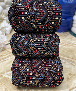 <b>Velvet</b> Embroidered Fabric Indian Embroidered <b>Velvet</b> Fabric Luxury Fabric for Abaya Kaftan Wedding Dress Wholesale Export Markets - Product Image 1