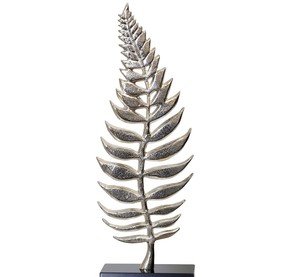 Modern Metal <b>Leaf</b> Sculpture Contemporary Home Decor Tabletop <b>Art</b> Piece for Living Room Interior Design - Product Image 3