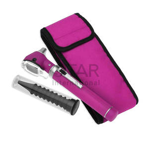 Otoscopio de Fibra Óptica Mini, Arcoíris, Varios Colores, Tamaño de Bolsillo, Set de Diagnóstico ENT, Estuche Protector, Bombilla de Repuesto Adicional Incluida - Product Image 1