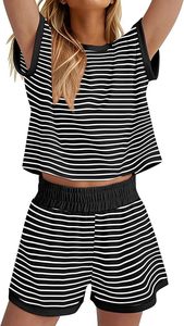 Autumn Casual 2 Piece Fitness Outfit Printed O Neck T-<b>Shirt</b> Skirts Shorts Set Cropped Above Knee <b>Y2K</b> Women Clothing - Product Image 3