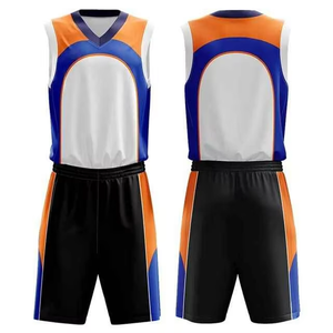 Maillot de basketball d'été personnalisé 2026, professionnel, réversible, noir et rouge, grande taille, respirant, imprimé avec le nom de l'équipe - Product Image 1