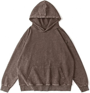 Sudadera con Capucha para Hombre, Estilo Casual, Color Sólido, Corte Regular, 100% Algodón, Tejido French Terry, Tendencia 2026 - Product Image 2