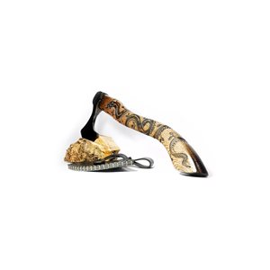 Hache de Bûcheron en Acier Carbone de Haute Qualité Prime Crafts International, Manche en Bois Personnalisé, pour Camping et Bushcraft en Extérieur - Product Image 2