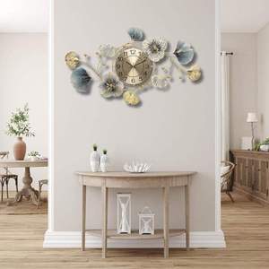 Horloge murale moderne en métal de luxe, élégante et décorative, pour salon, chambre à coucher, décoration intérieure, au meilleur prix - Product Image 3