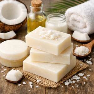 Eco-Friendly Coconut Oil <b>Soap</b> Bar | Organic Palm Oil Base Natural Handmade Bath <b>Soap</b> - Product Image 5