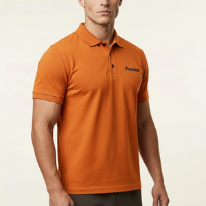 Chemises polo personnalisées en gros, coton uni, fabricant OEM - Product Image 3