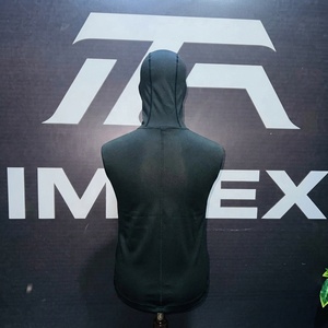 Cagoule noire intégrale respirante et imperméable, style sport, usage quotidien, extérieur, unisexe adulte 56-58cm - Product Image 3