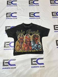 Camiseta de Verano de Alta Calidad con Cuello Redondo, Corte Cuadrado, Lavado Ácido, Oversize, para Hombre, de Algodón, con Estampado DTF - Product Image 2