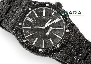 Reloj de Acero Inoxidable Plateado de Diseño Mossinate, Resistente al Agua, Elegante y Funcional con Detalles de Diamantes Reales - Product Image 2