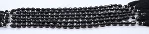Perles de spinelle noire naturelle Aaa facettées en forme de goutte droite 5x7 mm, perles de pierres précieuses de spinelle noire, perles de spinelle en forme de larme de 7 pouces, vente en gros - Product Image 2