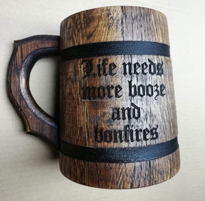 Tazas de madera para pedidos al por mayor, diseños personalizados directos de fábrica - Product Image 1