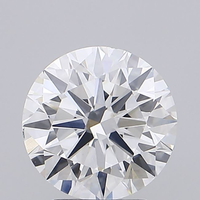 Diamante Cultivado en Laboratorio de Corte Excelente, 2 CT, VVS2, Color E, Forma Redonda Alargada, Certificado IGI, HPHT CVD, Diamante Suelto para Anillo de Compromiso
