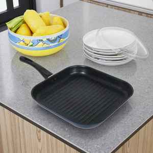 Sartén Antiadherente de Acero Inoxidable, Compatible con Inducción, Fondo Plano, Utensilios de Cocina - Product Image 6