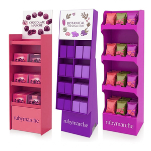 Wholesale PVC Floor Standing Display Rack Custom Product Display <b>Stand</b> for Retail Shops Supermarkets and Trade Shows - Product Image 1