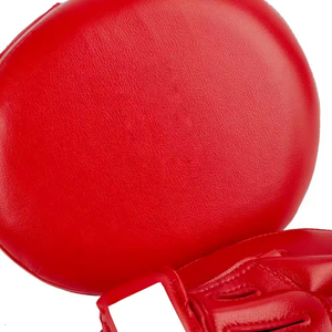Protège-poignets en cuir sur mesure de haute qualité pour le kickboxing, coussinets de frappe professionnels incurvés pour l'entraînement de boxe, marque OEM - Product Image 5