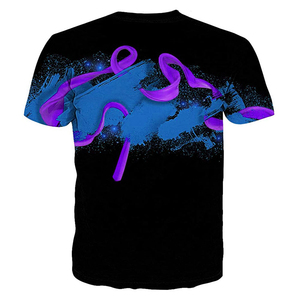 T-shirts promotionnels de haute qualité 100% coton, impression numérique par sublimation personnalisée, col rond, manches courtes, séchage rapide, respirant - Product Image 2