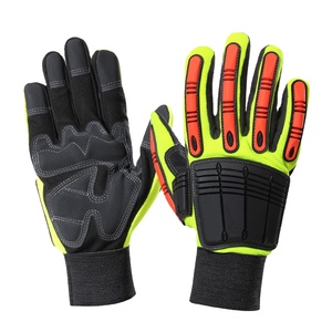 Gants de sécurité de construction robustes de haute qualité Gants d'impact de travail TPR antidérapants résistants aux coupures - Product Image 2