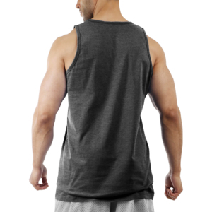 Débardeurs pour hommes de haute qualité en polyester/coton, décontractés, à séchage rapide, respirants, en tissu tricoté, sans manches - Product Image 3