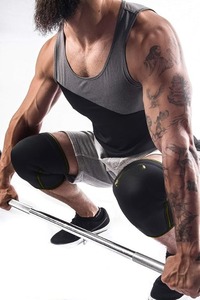 Reinforced Sports <b>Knee</b> <b>Support</b> Sleeve Custom Nylon <b>Compression</b> Fit for Adults Adjustable <b>Compression</b> Workout Gym Accessories - Product Image 3