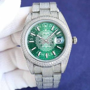 Reloj de Diamantes de Lujo, un Regalo Espléndido, 28 mm, Plateado, Analógico, Movimiento de Cuarzo ETA, Resistente al Agua 10 m, para Hombre y Mujer - Product Image 5