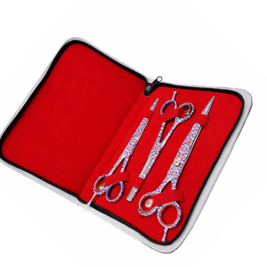 Set di Forbici Professionali Ecologiche per Toelettatura Animali ASB 7.5" con Logo Personalizzato, Kit di Alta Qualità in Acciaio Inossidabile Giapponese - Product Image 6