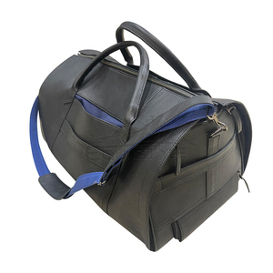 Genuine Leather Garment Duffel Bag Premium Outdoor Travel Weekender for Men <b>Women</b> Wholesale Bulk Durable Carry Bags - Product Image 5